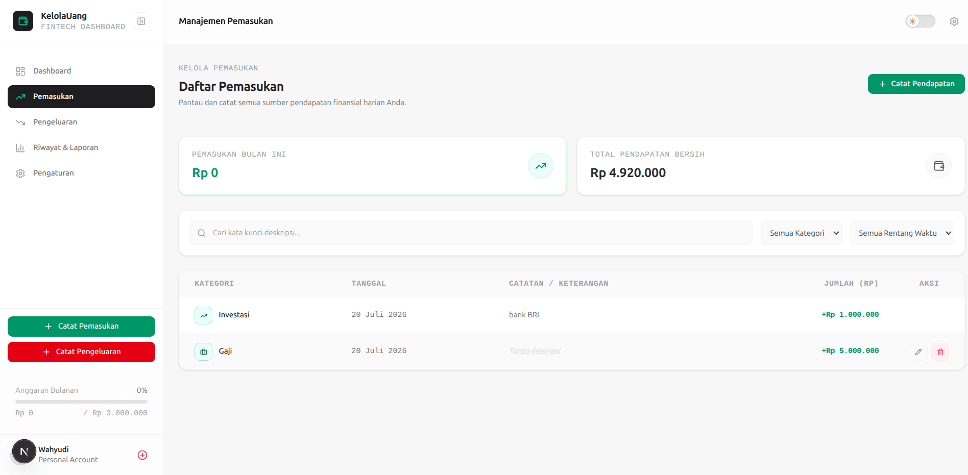 Kelola Uang (Finance Tracker) - image 3