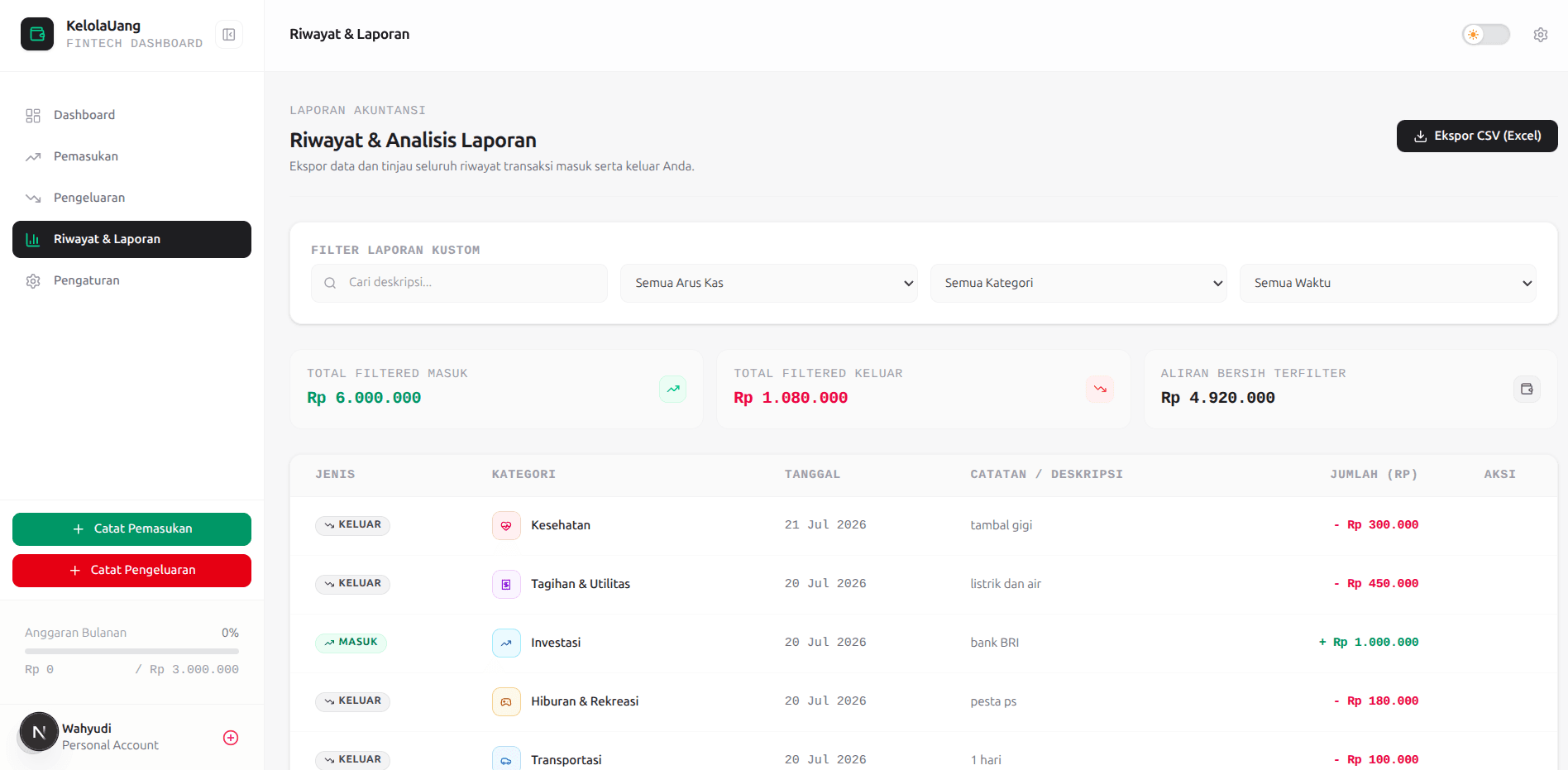Kelola Uang (Finance Tracker) - image 5